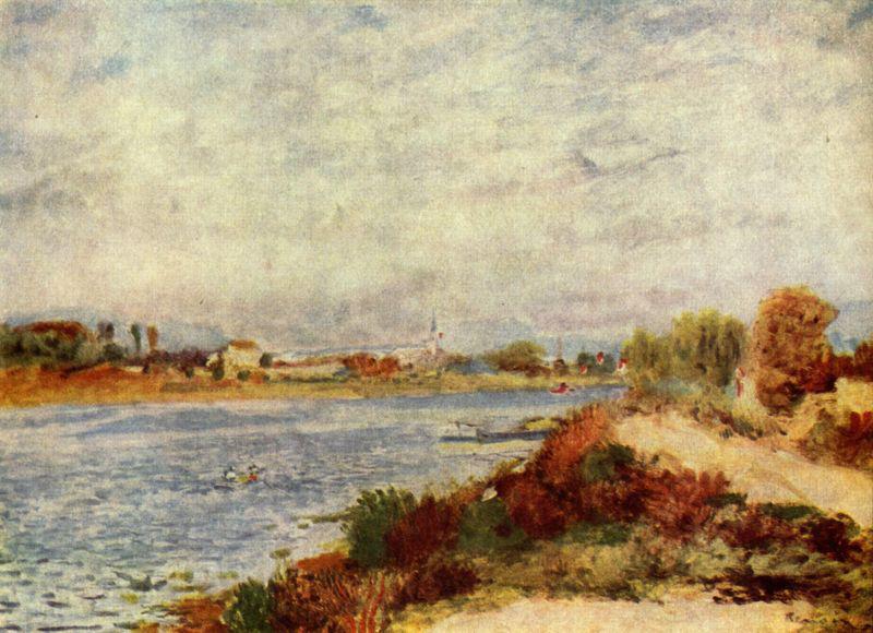 Pierre-Auguste Renoir Seine bei Argenteuil Spain oil painting art